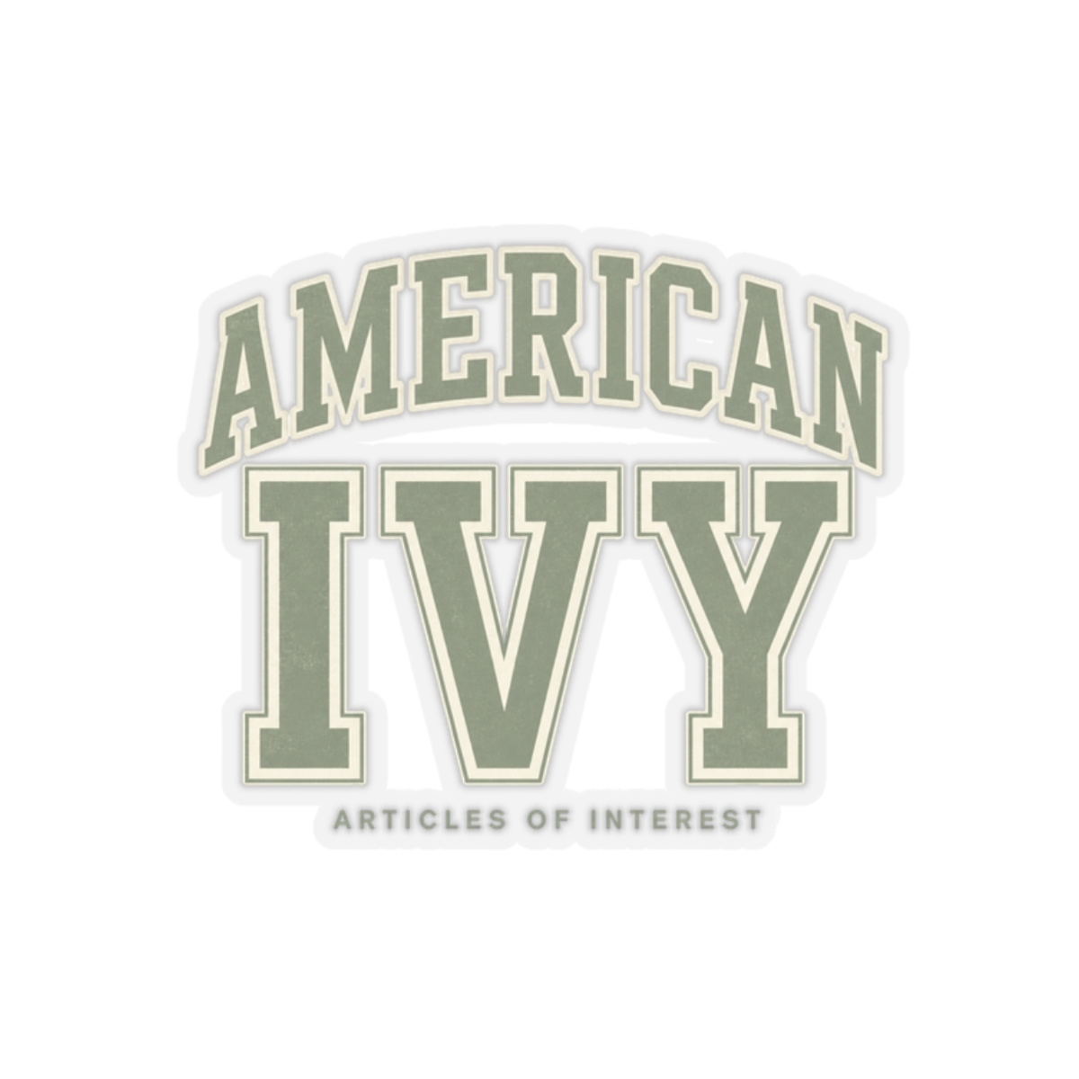 Articles of Interest "American Ivy" Sticker