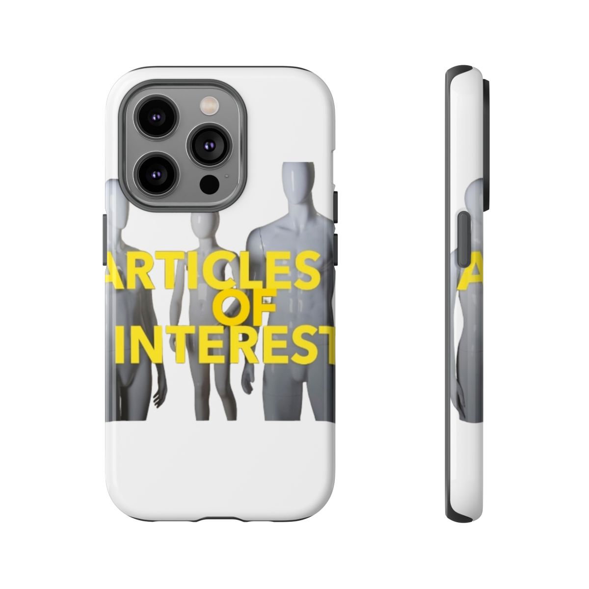 Articles of Interest Tough Phone Case - alternate angle 2, merchandise