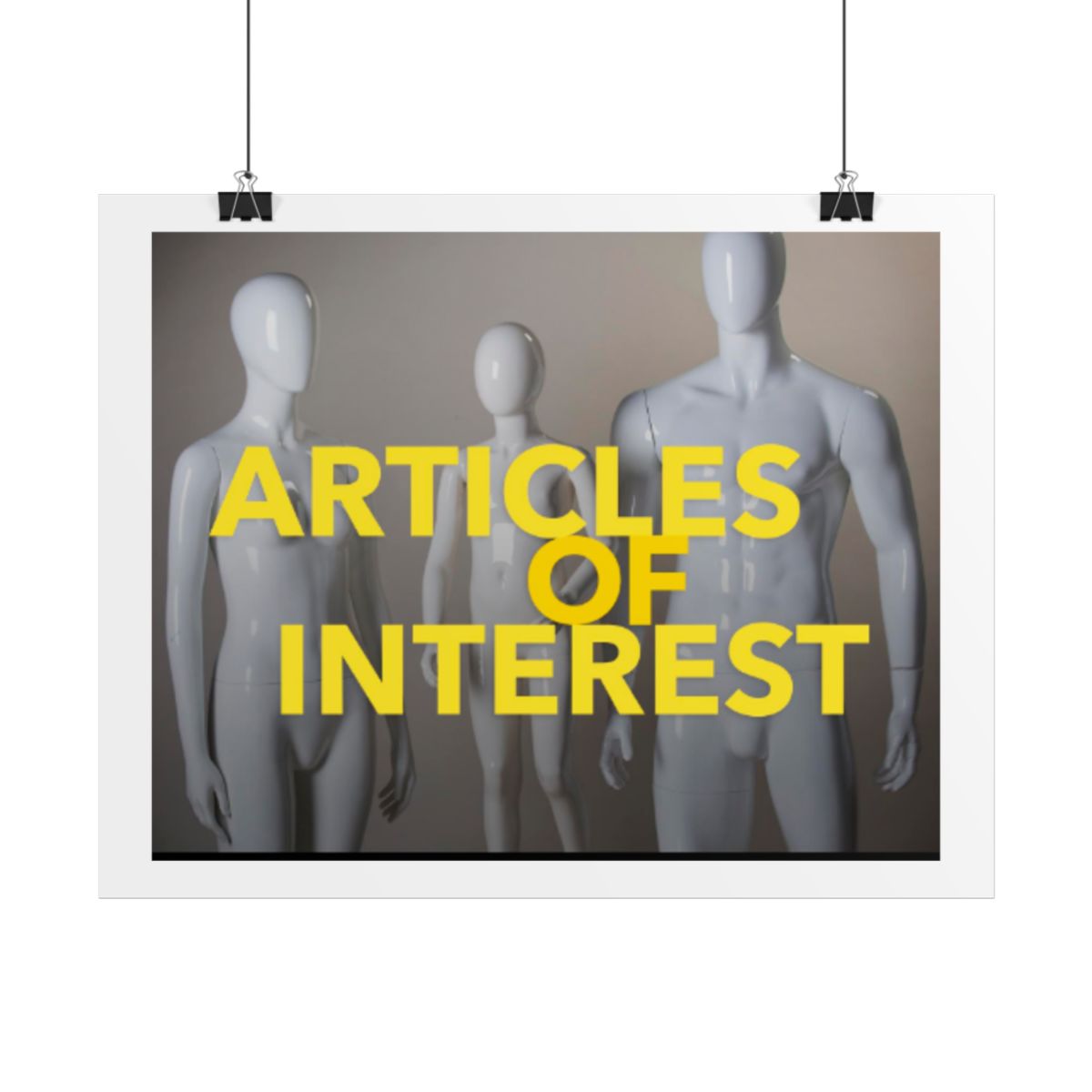 Posters & Wall Art - Articles of Interest accessories collection