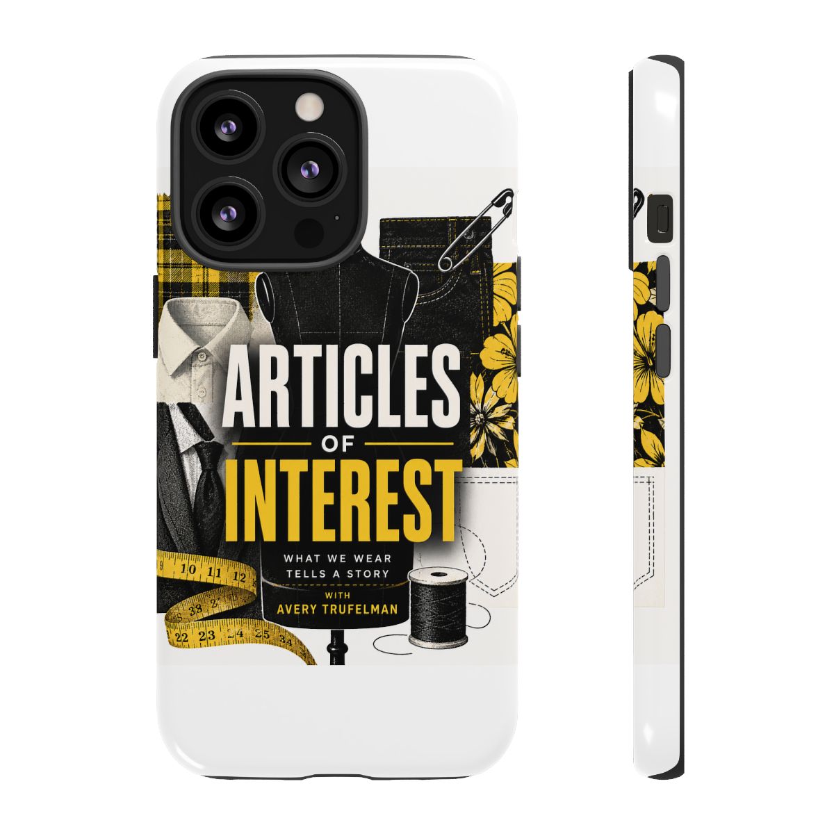 Articles of Interest Tough Phone Case #4 - alternate angle 1, merchandise